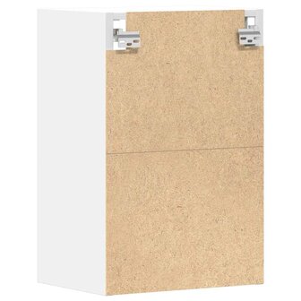 Hangkast 40x29,5x60 cm bewerkt hout wit 6