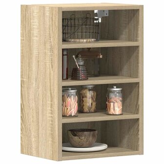 Hangkast 40x29,5x60 cm bewerkt hout sonoma eikenkleurig 1