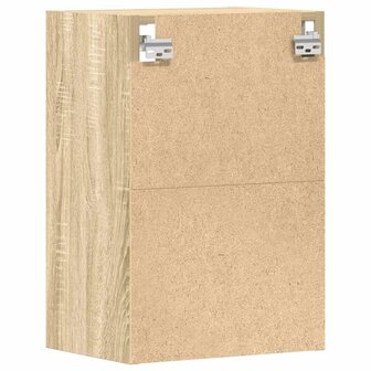 Hangkast 40x29,5x60 cm bewerkt hout sonoma eikenkleurig 6
