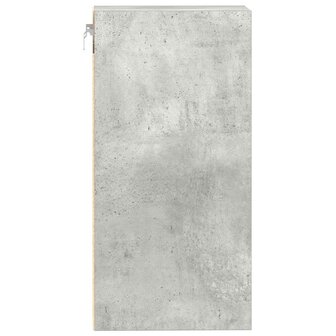 Hangkast 40x29,5x60 cm bewerkt hout betongrijs 5