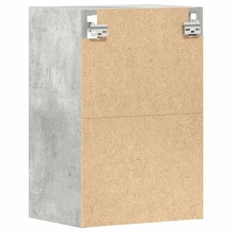 Hangkast 40x29,5x60 cm bewerkt hout betongrijs 6