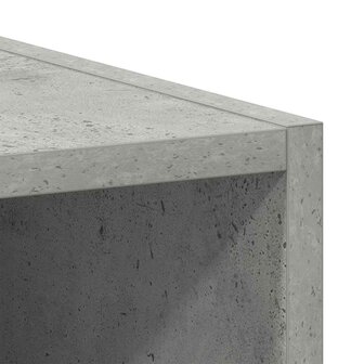 Hangkast 40x29,5x60 cm bewerkt hout betongrijs 7