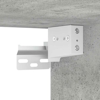 Hangkast 40x29,5x60 cm bewerkt hout betongrijs 8