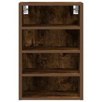 Hangkast 40x29,5x60 cm bewerkt hout gerookt eikenkleurig 4