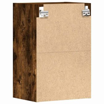 Hangkast 40x29,5x60 cm bewerkt hout gerookt eikenkleurig 6