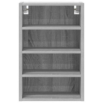 Hangkast 40x29,5x60 cm bewerkt hout grijs sonoma eikenkleurig 4