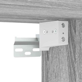 Hangkast 40x29,5x60 cm bewerkt hout grijs sonoma eikenkleurig 8