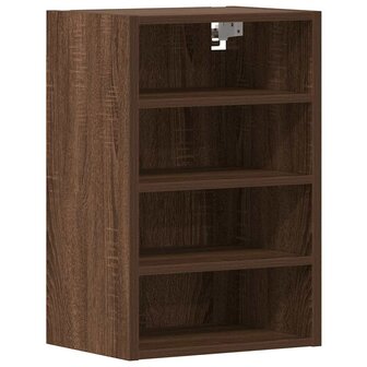 Hangkast 40x29,5x60 cm bewerkt hout bruin eikenkleur 2