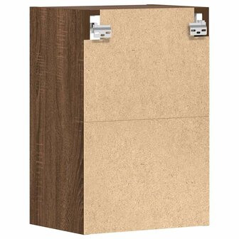 Hangkast 40x29,5x60 cm bewerkt hout bruin eikenkleur 6
