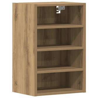 Hangkast 40x29,5x60 cm bewerkt hout artisanaal eikenkleur 2