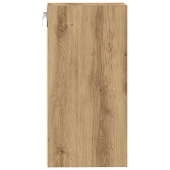 Hangkast 40x29,5x60 cm bewerkt hout artisanaal eikenkleur 5