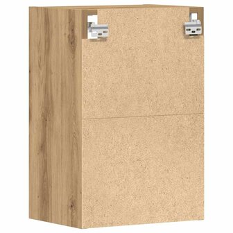 Hangkast 40x29,5x60 cm bewerkt hout artisanaal eikenkleur 6