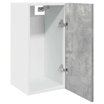 Hangkast 30x31x60 cm bewerkt hout betongrijs 5