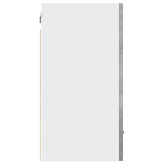 Hangkast 30x31x60 cm bewerkt hout betongrijs 6