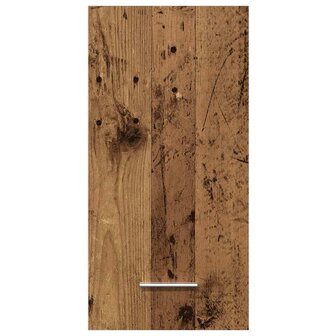 Hangkast 30x31x60 cm bewerkt hout oud houtkleurig 4