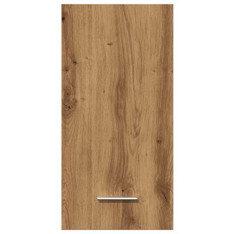 Hangkast 30x31x60 cm bewerkt hout artisanaal eikenkleur 4