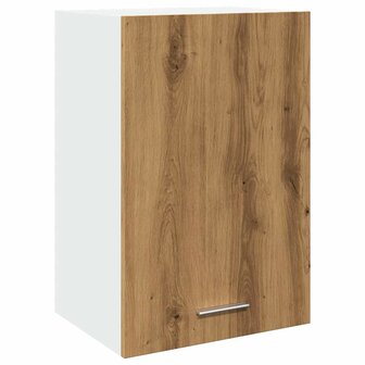 Hangkast 40x31x60 cm bewerkt hout artisanaal eikenkleur 2