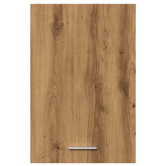 Hangkast 40x31x60 cm bewerkt hout artisanaal eikenkleur 4
