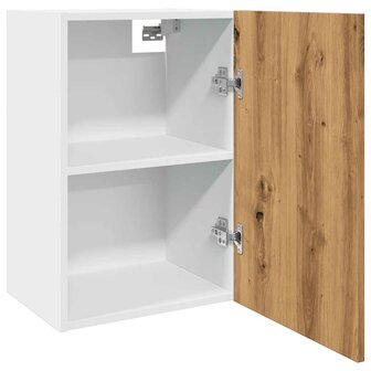 Hangkast 40x31x60 cm bewerkt hout artisanaal eikenkleur 5