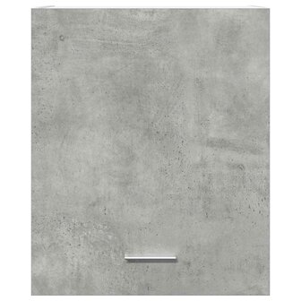 Hangkast 50x31x60 cm bewerkt hout betongrijs 4