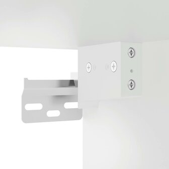 Hangkast 50x31x60 cm bewerkt hout betongrijs 9
