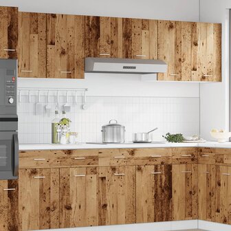 Hangkast 50x31x60 cm bewerkt hout oud houtkleurig 3