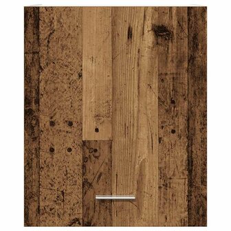 Hangkast 50x31x60 cm bewerkt hout oud houtkleurig 4