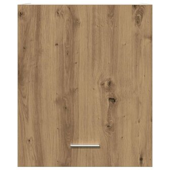 Hangkast 50x31x60 cm bewerkt hout artisanaal eikenkleur 4