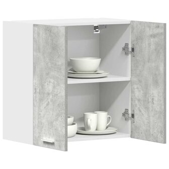 Keukenwandkast 60x31x60 cm spaanplaat betongrijs 1