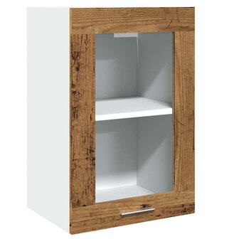 11-delige Keukenkastenset bewerkt hout oud houtkleurig 4