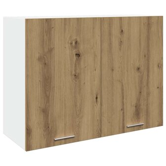 11-delige Keukenkastenset bewerkt hout artisanaal eiken 8