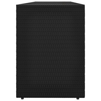 Tuinkast 198x55,5x80 cm poly rattan zwart 5