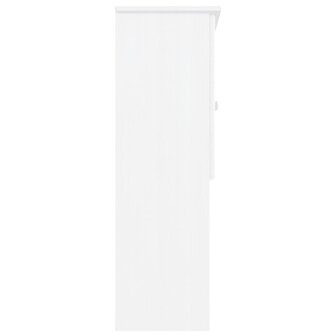 Opzetkast ALTA 77x30x92 cm massief grenenhout wit 6