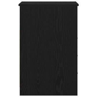 Ladekast 40x50x76 cm bewerkt hout zwart eikenkleurig 7