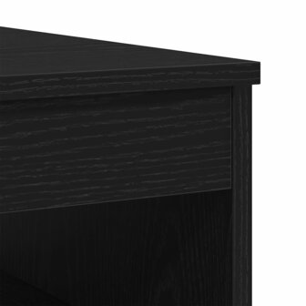 Ladekast 40x50x76 cm bewerkt hout zwart eikenkleurig 9