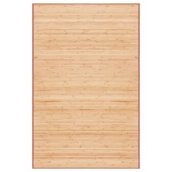 Tapijt 100x160 cm bamboe bruin 1