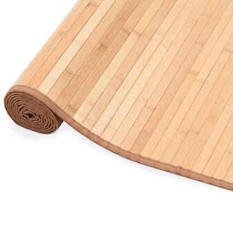 Tapijt 100x160 cm bamboe bruin 2