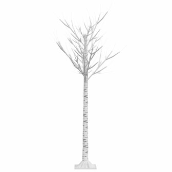 Kerstboom wilg met 140 warmwitte LED&amp;apos;s binnen en buiten 1,5 m 5