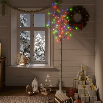 Kerstboom wilg 180 meerkleurige LED&amp;apos;s binnen en buiten 1,8 m 1
