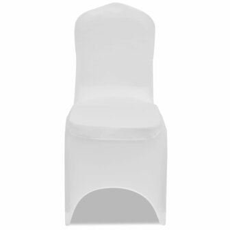 Stoelhoezen stretch wit 100 st 2
