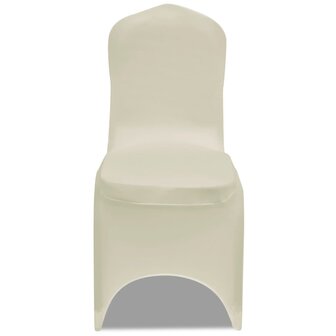 Stoelhoezen stretch 24 st cr&egrave;me 3