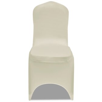 Stoelhoezen stretch 30 st cr&egrave;me 3