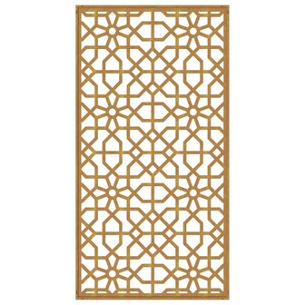 Wanddecoratie tuin Moors ontwerp 105x55 cm cortenstaal 5