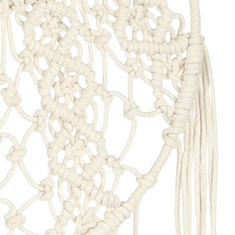 Wandhanger macram&eacute; 40x80 cm katoen 5