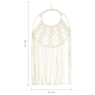 Wandhanger macram&eacute; 40x80 cm katoen 6