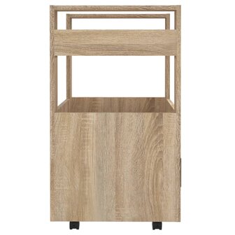 Keukentrolley 60x45x80 cm bewerkt hout sonoma eikenkleurig 7