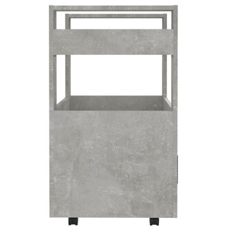 Keukentrolley 60x45x80 cm bewerkt hout betongrijs 7