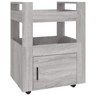 Keukentrolley 60x45x80cm bewerkt hout grijs sonoma eikenkleurig 2