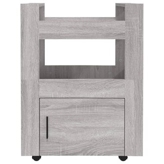 Keukentrolley 60x45x80cm bewerkt hout grijs sonoma eikenkleurig 6