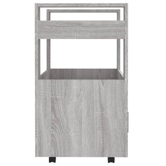 Keukentrolley 60x45x80cm bewerkt hout grijs sonoma eikenkleurig 7